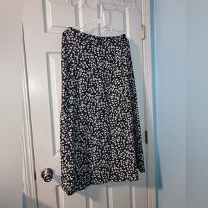Long floral skirt
